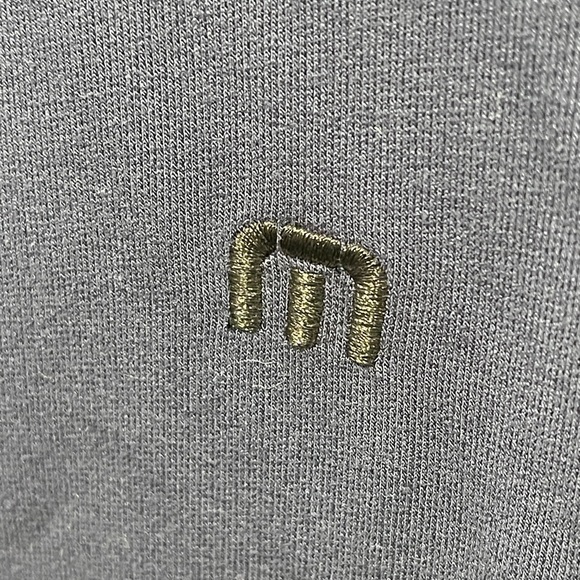 Travis Mathew Valiant Quarter 1/4 Zip Pullover Sweater Mens Size XL Mood Indigo - Picture 11 of 11